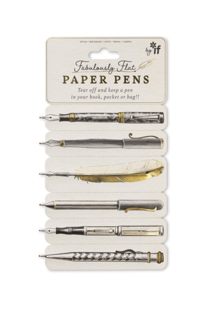 Fabulously Flat Paper Pens-5035393341015