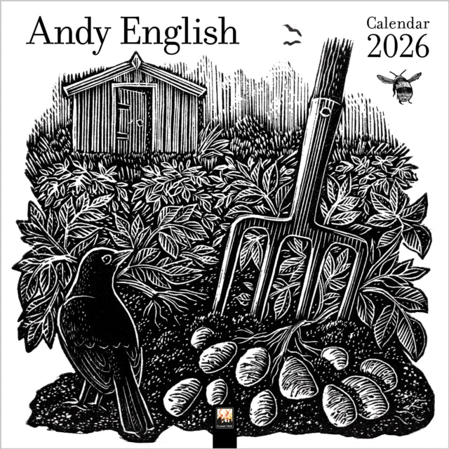 Andy English Wall Calendar 2026 (Art Calendar)-9781835624890