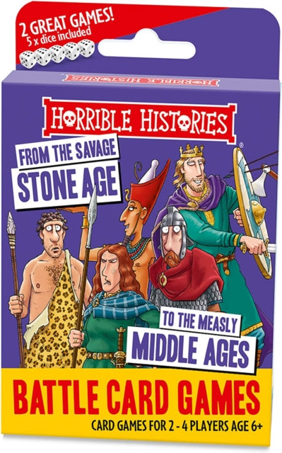 Horrible Histories Stoneage Card Game-5012822075154