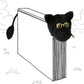 Book-Tails Bookmark - Black Cat-5035393968076