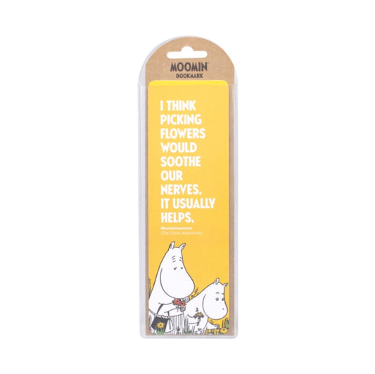 Bookmark Paper - Moomin Gardening (Yellow Picking Flowers)-5055453478734