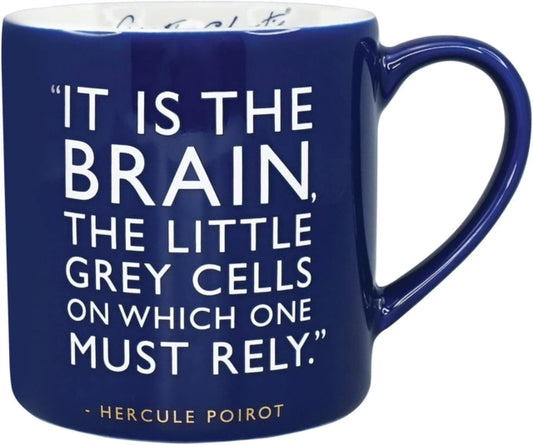 Mug Classic Boxed (310ml) - Agatha Christie (Grey Cells)-5055453481451