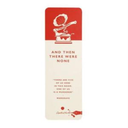 Agatha Christie Bookmark - And Then There Were None-5055453485916