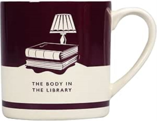 Mug Classic Boxed (310ml) - Agatha Christie (in the Library)-5055453485992