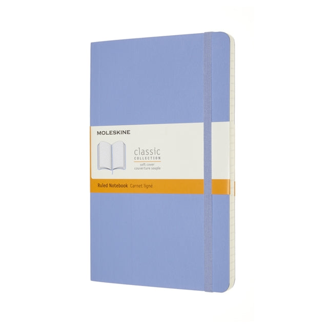 Moleskine Large Ruled Softcover Notebook: Hydrangea Blue-8056420850932