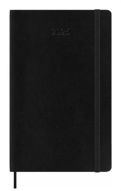 Moleskine 2025 12-Month Weekly Large Softcover Notebook: Black-8056999270315