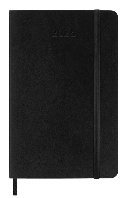 Moleskine 2025 12-Month Weekly Pocket Softcover Notebook: Black-8056999270384