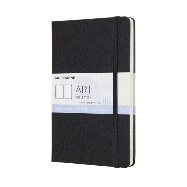 Moleskine Black Watercolour Notebook Large-8058341715635