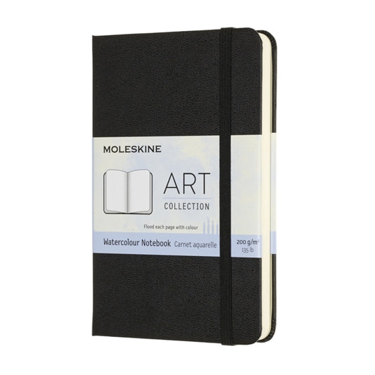 Moleskine Art Pocket Watercolour Notebook: Black-8058647626741