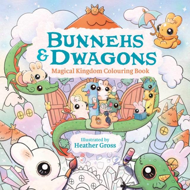 Bunnehs and Dwagons : Magical Kingdoms Cosy Colouring-9780008765699