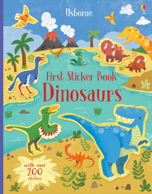 First Sticker Book Dinosaurs-9781474968263