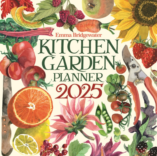 Emma Bridgewater Kitchen Garden Wiro Wall Calendar 2025-9781529841381