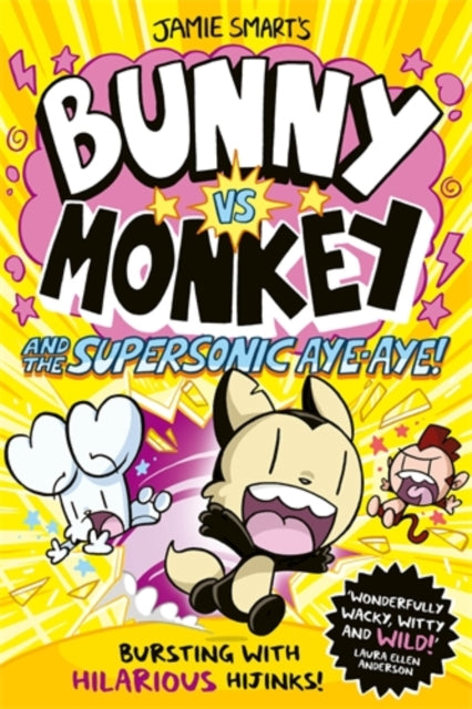 Bunny vs Monkey and the Supersonic Aye-aye (a Phoenix Comic Book, from the million-selling Jamie Smart, Illustrator of the Year)-9781788452434