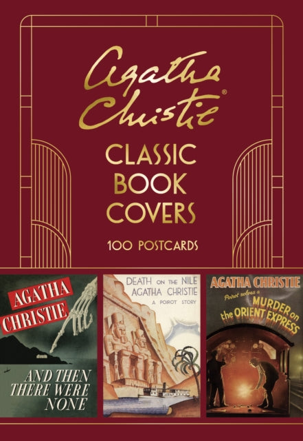 Agatha Christie Classic Book Covers: 100 Postcards-9781797226248