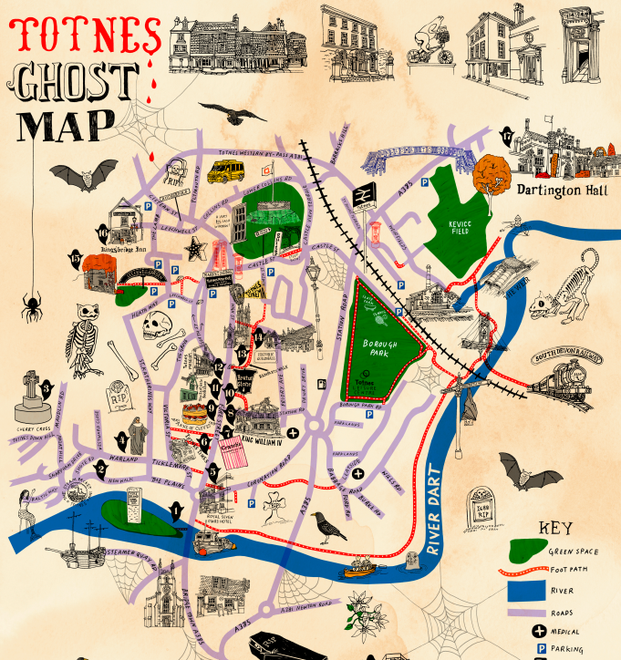 The Totnes Ghost Map